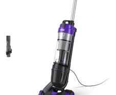 Air Corded Upright Bagless Vacuum Cleaner, Lightweight, Handheld Tool Attachments for Hair, Car, Upholstery, Bed, Mattress, Home cleaning, 820W, 4.9kg, Purple