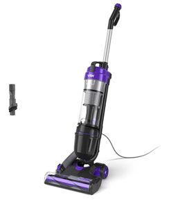 Air Corded Upright Bagless Vacuum Cleaner, Lightweight, Handheld Tool Attachments for Hair, Car, Upholstery, Bed, Mattress, Home cleaning, 820W, 4.9kg, Purple