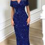 blue sequin dress Image 2