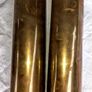 Pair of antique brass hot water bottles Image 2
