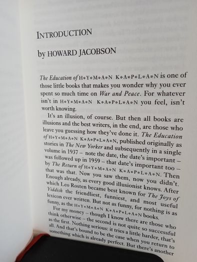 The Return of Hyman Kaplan by Leo Rosten (RB571)