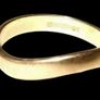 Vintage Hallmarked 9ct Gold 'Wave' Ring Image 5