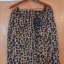 M&S Camel Milx Animal Print  Skirt. S. 16.  B.N.W.T Image 2