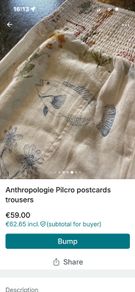 Postcards from the edge linen trousers