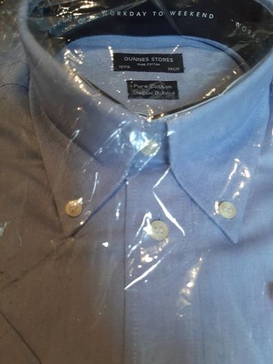 new pure cotton shirt short sleeves in packaging