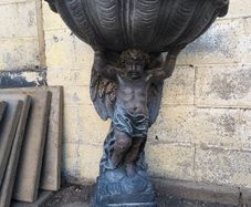 Cast Stone Cherub Garden Decoration