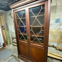 Mahogany solid  wood antique book shelf