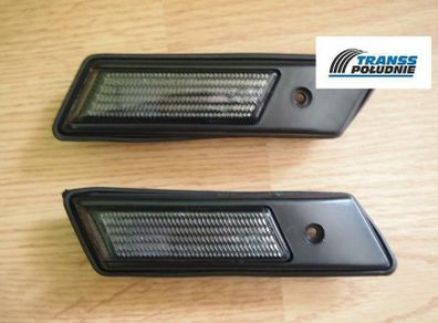 Smoked Side Light Repeater Indicators Set Bmw 3 (e30 E36) 5 (e34) New