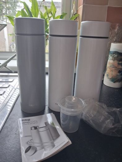 Never Used Nuby Rapidcool Twin Set with Insulated Flask