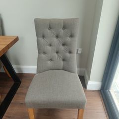 grey dining room chairs per chair
