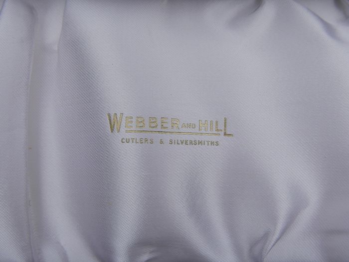 Vintage Webber and Hill cutlery and silver Case