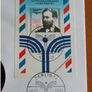 Isle of man Wright Brothers flyer 1983 crown Otto Lilienthal coin stamp cover Image 5