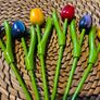 6 Wooden Tulips Image 2