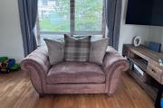 pillow back snuggle sofa / couch