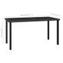 Garden Dining Table Black 140x70x73 cm Poly Rattan Image 5