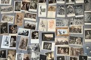 Vintage Art Themed Postcards x 122. 2 for 1 euro or 50 quid the lot