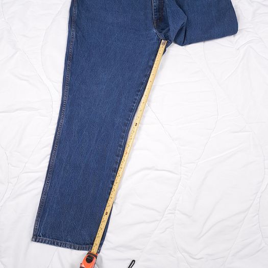 Wrangler Texas Dark Blue Denim Straight Leg Jeans W39/L29