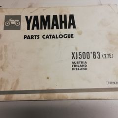 Yamaha XJ500 Parts catalogue 1983