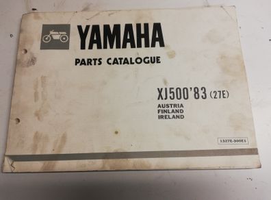 Yamaha XJ500 Parts catalogue 1983