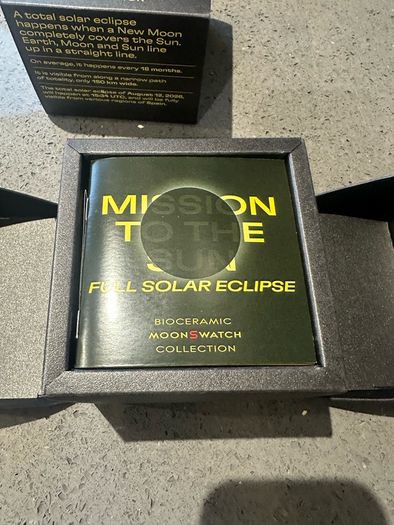 Omega moonswatch Mission to the sun