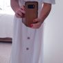 Zara Off White Midi Dress - S Image 7