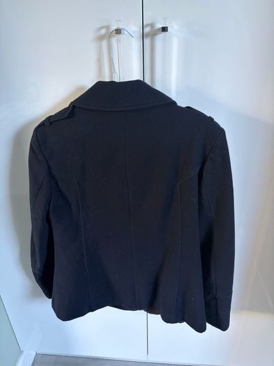 River Island Navy wool coat
