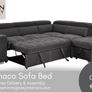 New Monaco Sofa Beds Free Delivery Image 2