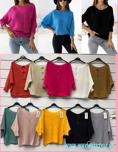 Sweater with buttons