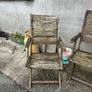 Teak Garden Chairs Image 2