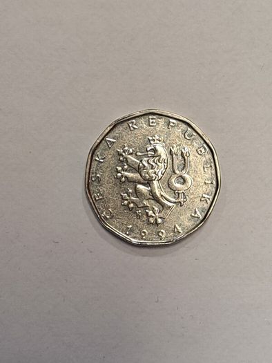 Czech republic 2 korun coin