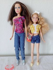 Skipper and Stacey dolls lot a