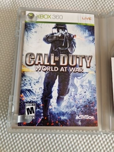NTSC version Call of Duty World at War Xbox360 Games Original
