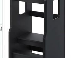ComfortCove Wooden Toddler Tower Black