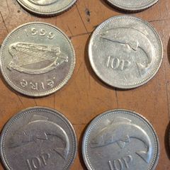 Irish 10pence Coins - 1990s (Bag of 30 Coins)