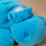 Nici Bud Belly Hippo Large 33cm 13" Lying Down Hot Pink Heart Soft Toy Vintage Image 4