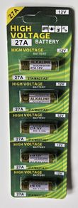 27A batteries x5
