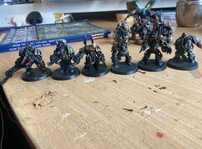 Warhammer 40k Chaos Terminator Squad x 6