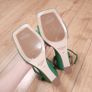 Hobbs London Emerald Green Suede Strappy Ankle Buckle Wedge Heels 41EU Image 3