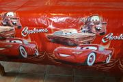 Lightning Mc Queen party table cloth.