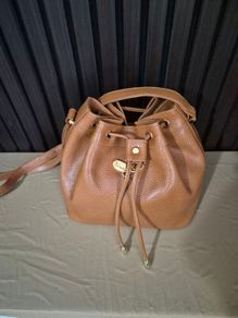 Nina Ricci pebbled leather bucket bag