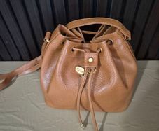 Nina Ricci pebbled leather bucket bag
