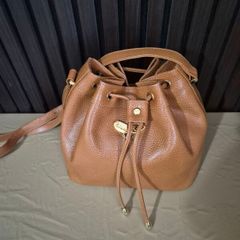 Nina Ricci pebbled leather bucket bag