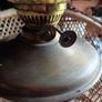 Large Vintage Brass Kerosene Lamp Image 6