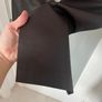 Unsigned genuine dark brown suede and leather jeans style trousers Sz 8UK - W28 L32 - Rrp 350 (New) Image 4