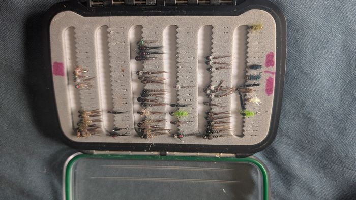 600 Flies in 8 fly boxes