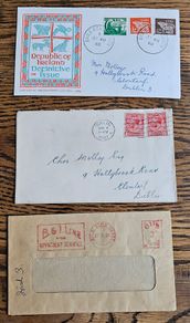 Ireland 1922 1969 Stamps on Envelopes