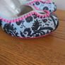 Ruby Shoo Lace Print Heeled Pumps with Pom-Pom Trim Size UK 6 / EU 39 Image 7
