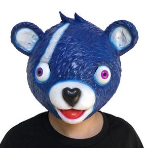 Fortnite Mask Bear Cuddle Team Leader Latex Mask Game Cosplay Halloween Trick Fort Nite Night Fortnight