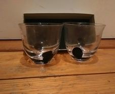 Cashel Living - Black Double Splash Votive Pair