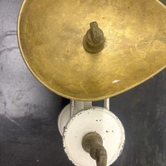 Vintage The Viking Balance Scales with Brass Bowl & Weights